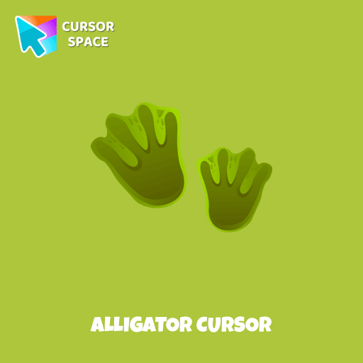 Alligator cursor arrow cursor