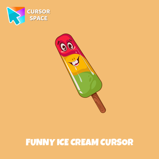 Funny Ice Cream cursor arrow cursor