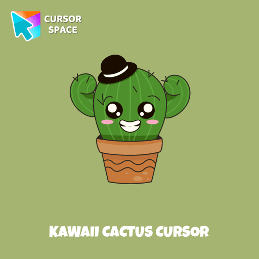 Kawaii Cactus cursor arrow cursor