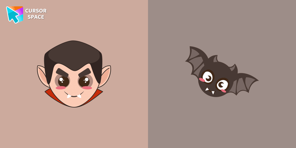 Kawaii Dracula cursor