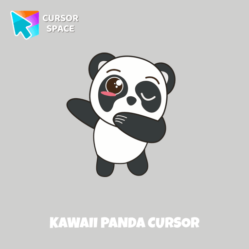 Kawaii Panda cursor arrow cursor
