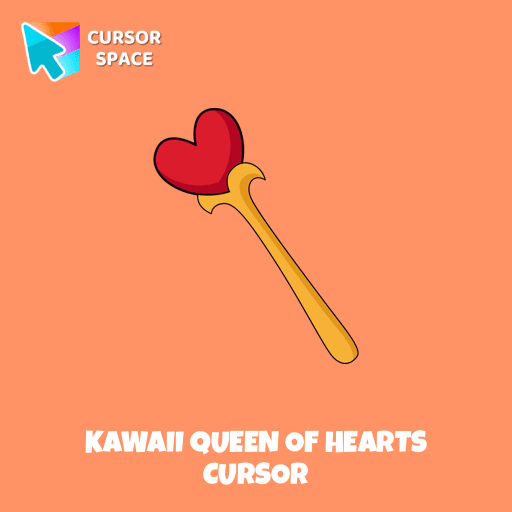 Kawaii Queen of Hearts cursor pointer cursor