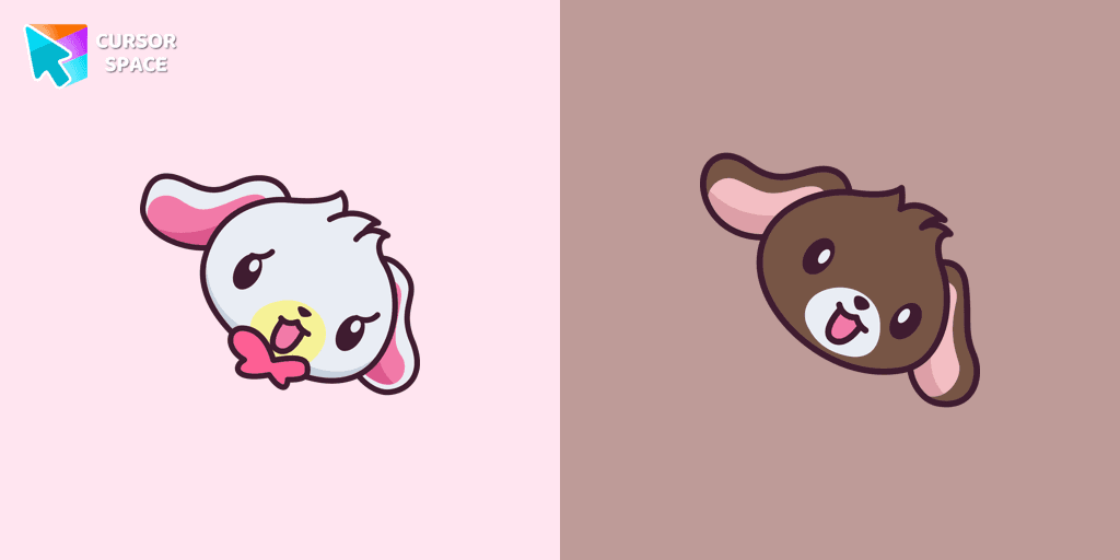 Kurousa and Shirousa cursor cursor pack