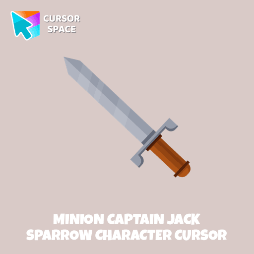 Minion Captain Jack Sparrow Character cursor pointer cursor
