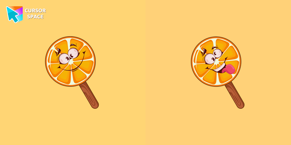 Orange Ice Cream cursor