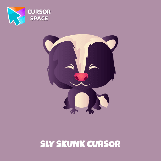 Sly Skunk cursor pointer cursor