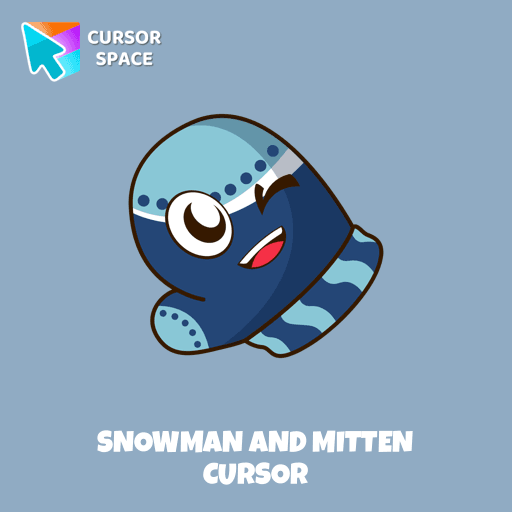 Snowman and Mitten cursor pointer cursor