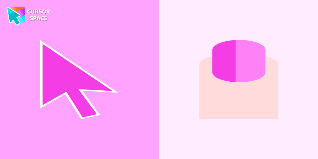 Pink cursor
